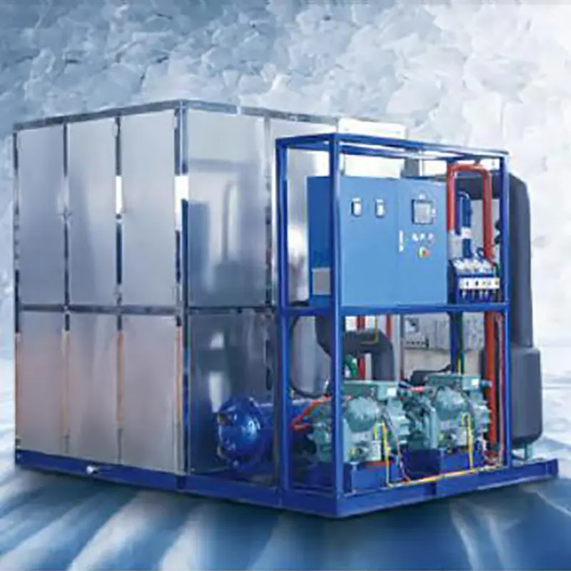 New Design 5 Tons/Day Plate Ice Making Machine for Food Processing/ Fishery/ Concrete Cooling